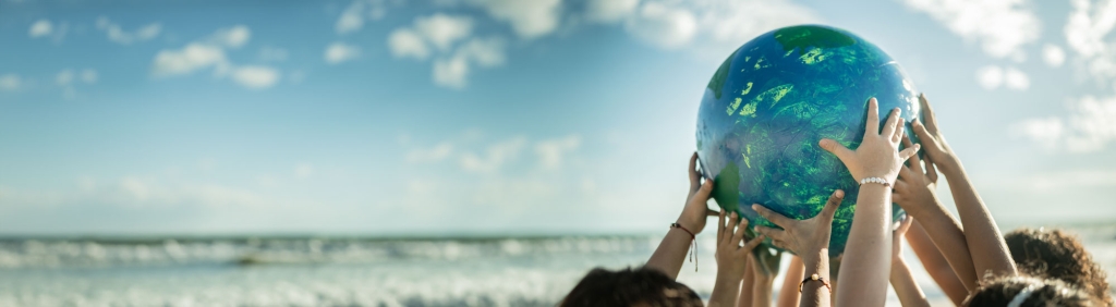 Sustainability Teaser, an illustration of the world